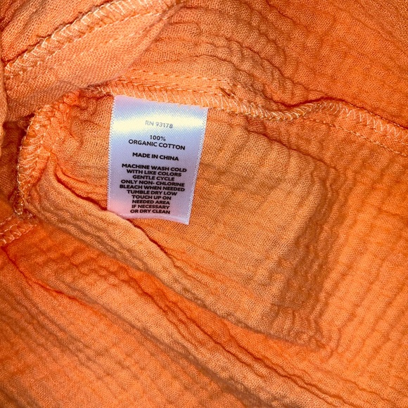 Magaschoni 100% Organic Cotton Mandarin Collar From Button XS Dress - Picture 5 of 13